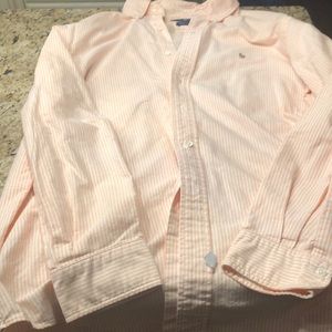 Pink and white striped Ralph Lauren polo Oxford size 16-33